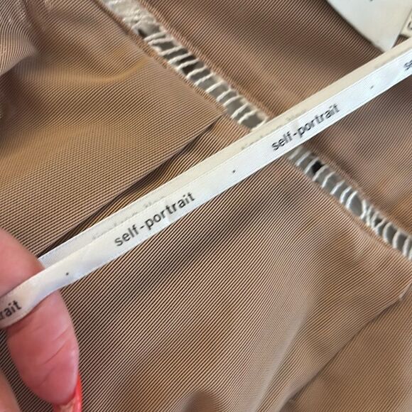 Self-Portrait Elegant White Lace Midi Dress, US2 - Picture 13 of 16